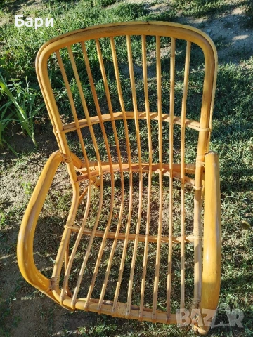 Комплект от два стола и маса от ратан, снимка 12 - Столове - 40134449