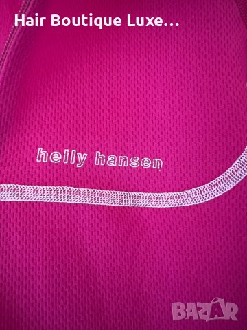 Helly Hansen Термо блуза с цип в цвят циклама 💖, снимка 2 - Блузи с дълъг ръкав и пуловери - 43930341