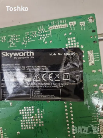 SKYWORTH 55E2000 5823-A6M33G-0P20 L5L01C HV550WU2-370 TCON PCB PANEL HV550FHB-N20, снимка 3 - Части и Платки - 49990914