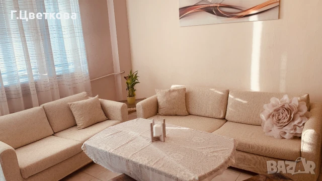 Двустаен обзаведен чист апартамент, снимка 1