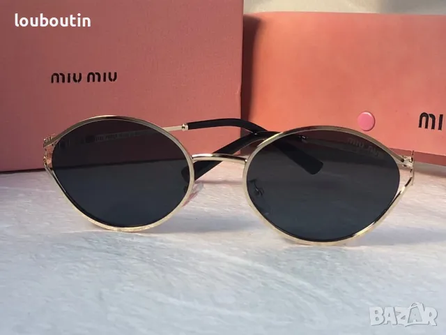 Miu 2024 дамски слънчеви очила елипса овални кръгли 4 цвята, снимка 16 - Слънчеви и диоптрични очила - 47930800