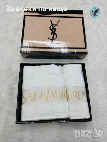 Yves Saint Laurent🔝Burberry Луксозни Хавлии - 2бр. в кутия - Налични Различни Цветове Код D2152, снимка 3 - Хавлиени кърпи - 49423283