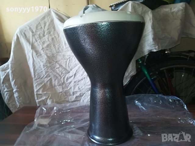 ГОЛЯМА ТАРАМБУКА-СИВ МЕТАЛИК-41Х26СМ, снимка 4 - Ударни инструменти - 28414043