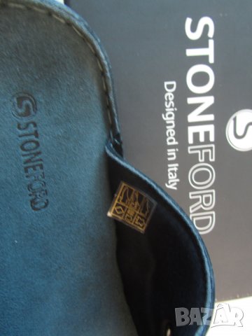 Продавам кожени чехли STONEFORD., снимка 3 - Мъжки чехли - 26387152