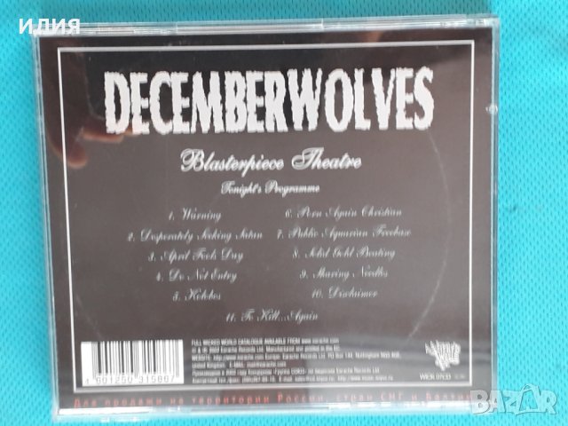 December Wolves – 2002 - Blasterpiece Theatre (Black Metal), снимка 6 - CD дискове - 43653347