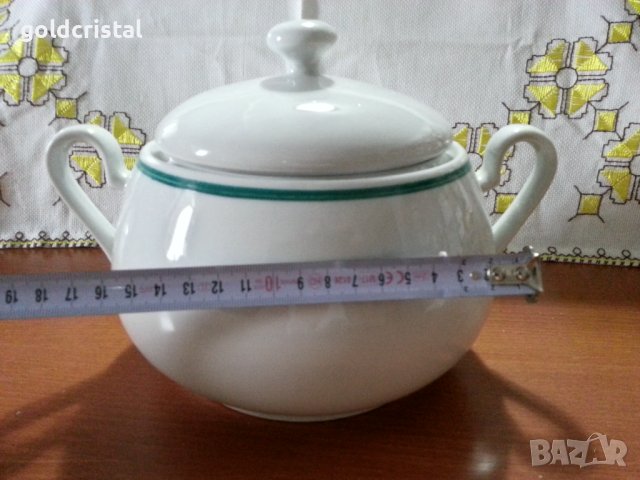 Български порцелан супник , снимка 5 - Антикварни и старинни предмети - 40552093