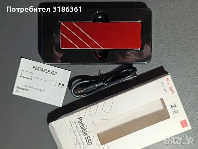 Portable SSD 2TB high speed storage, снимка 4 - Външни хард дискове - 53486726