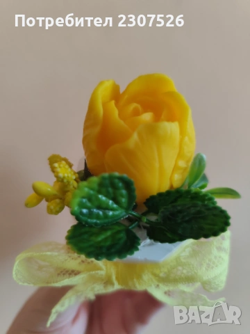 Глицеринови цветя, снимка 10 - Изкуствени цветя - 53318749