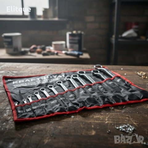 Здрав комплект ключове лули KraftRoyal 6–32 mm — прецизна, корозионно устойчива стомана 