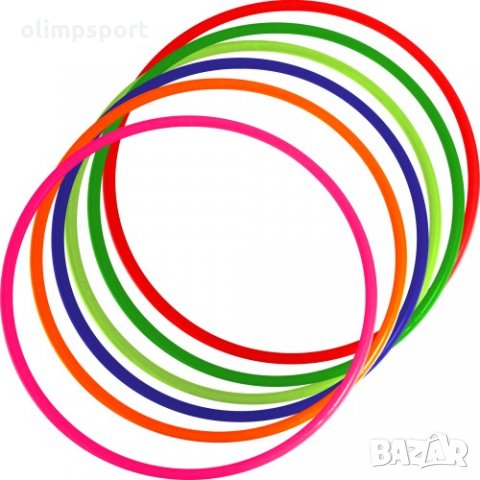 Ринг с вътрешен диаметър 18.5 см. Изработен от PVC. Дебелина ринг - 8 мм. Цвят - различни цветове. М, снимка 2 - Игри и пъзели - 29038587