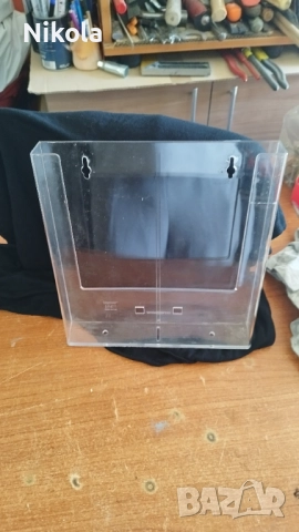 Плексигласови кутии- поставки стенни за брошури - флаери 23,5/25/3,5см, снимка 13 - Друго - 51830187