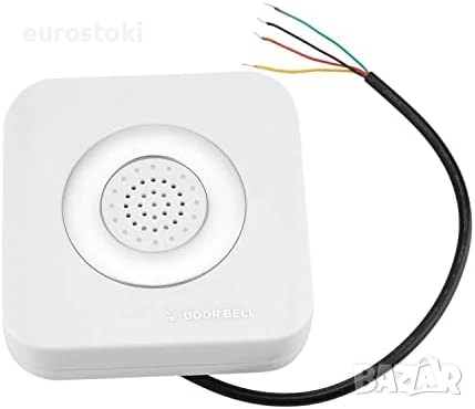 TOPINCN 12V Жичен звънец, кабелен комплект за звънец за врата, снимка 1