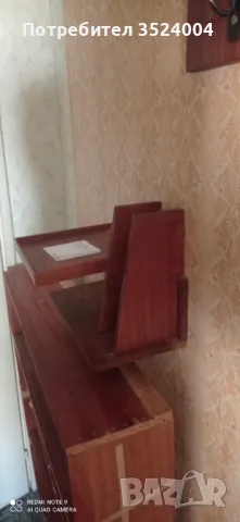 Стабилна Дървена поставка  която  нощно шкафчеможе да се използва, снимка 3 - Етажерки - 50163585