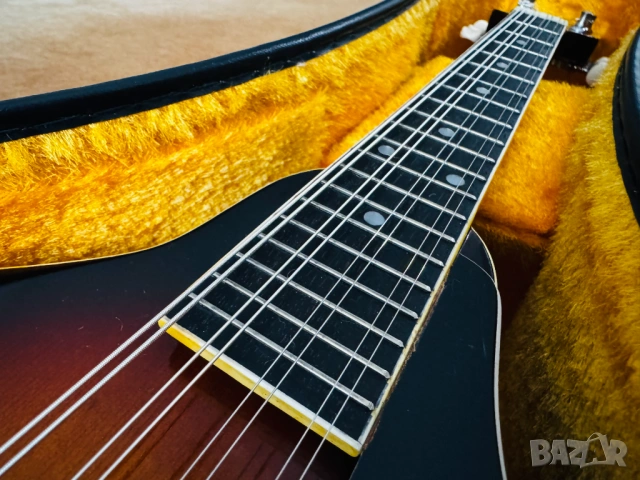 Made in JAPAN! 1970's Мадолина "The Kasuga" M-18 с оригинален кейс!, снимка 5 - Струнни инструменти - 53149511