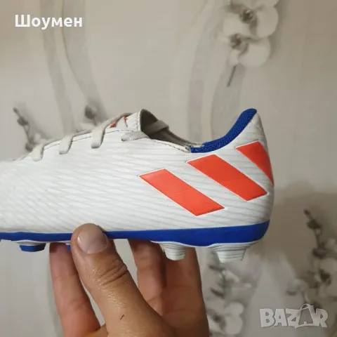 детски бутонки  Adidas Nemeziz Messi 19.4 FxG Jr  номер 33 ,5-34, снимка 11 - Футбол - 50437709