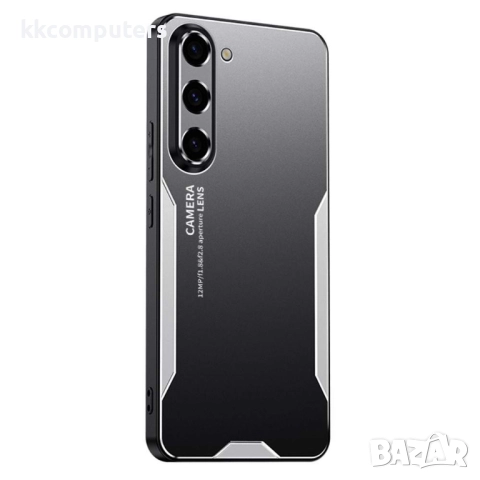 Защитен калъф с Протектор за Samsung Galaxy A17 5G / A17 4G - Алуминиева Сплав, TPU, PC [Златист, Ср, снимка 2 - Калъфи, кейсове - 52198324