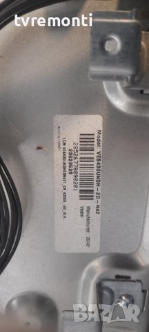 T-con PT430CT02-4-C-1 for TELEFUNKEN дисплей VES430UNDH-2D-N42, снимка 4 - Части и Платки - 36636258