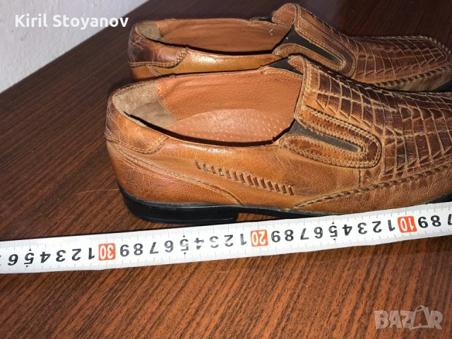 Чисто нови мъжки обувки от естествена кожа, внос от Германия, снимка 7 - Ежедневни обувки - 28370161