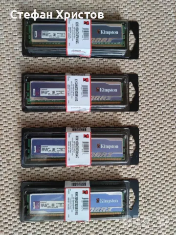 РАМ памет 4 х 4 GB Kingston DDR3 1600 MHz, 18 лв 1 бр, 60 лв за 4, снимка 2 - RAM памет - 48480081