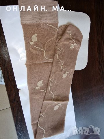   Цветни фигурални дамски чорапи с еластан  Чорапи SENSI фигурални 20 Den 3 D , снимка 10 - Дамски чорапи - 39447508