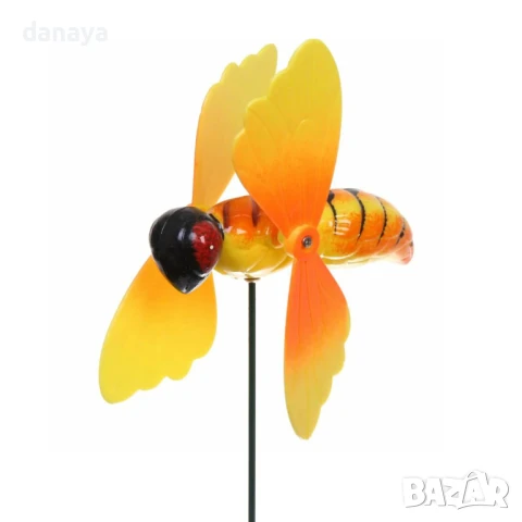 5940 Декоративна градинска въртележка Пчела, 62 см, снимка 5 - Градински мебели, декорация  - 50837071