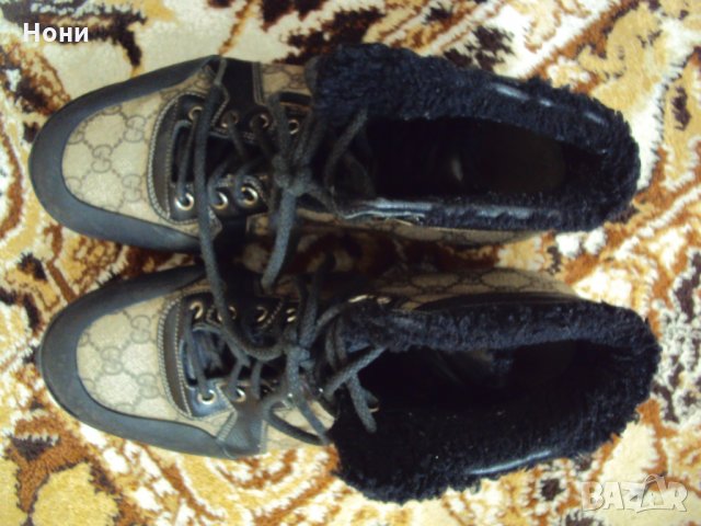 Винтидж  Мъжки оригинални боти Gucci  size 42.5, снимка 11 - Мъжки боти - 34577073