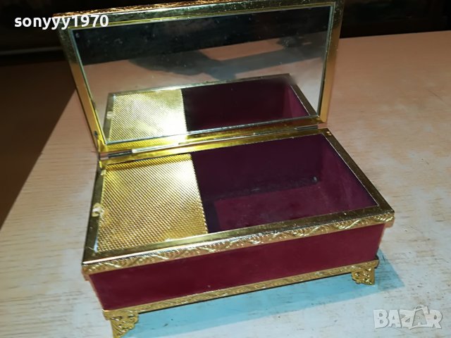 МУЗИКАЛНА КУТИЯ-ЗЛАТО/ПЛЮШ-ВНОС АНГЛИЯ 2205222109, снимка 11 - Антикварни и старинни предмети - 36844008