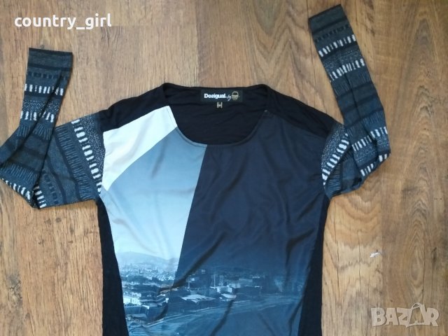 Desigual - страхотна дамска блуза , снимка 5 - Тениски - 26934170