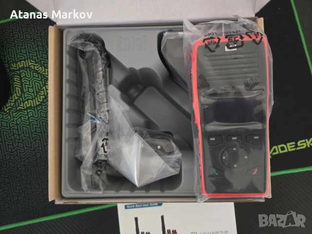 Entel UHF. MED FIRE FIGHTER.( преносима пожароустойчива УКВ станция )