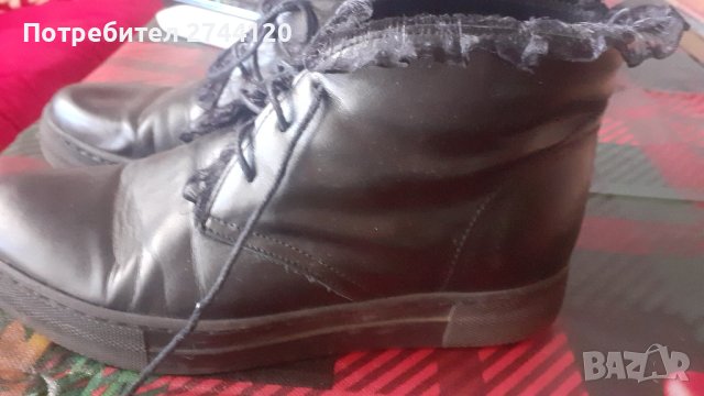 Дамски боти естествен кожа Bianki