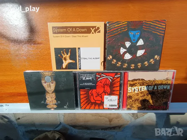 Metallica и System of a Down  (cd) , снимка 8 - CD дискове - 49971676