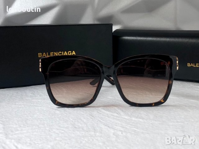 Balenciaga дамски слънчеви очила котка котешки очи 2 цвята, снимка 6 - Слънчеви и диоптрични очила - 40789932