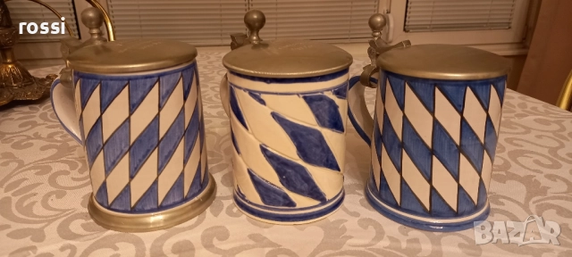 Vintage. Нови. Баварски халби по 0,5 л. Халба.