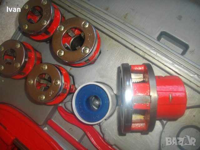 Нов К-т Резбонарезен 3/8-1 1/4 Цол-За Външни Резби Тръби-Плашка Водопроводна/Винторезка/Винтонарезка, снимка 8 - Други инструменти - 43069386