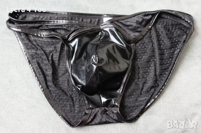 XL нов мъжки слип с лачена платка отпред, снимка 3 - Бельо - 50305576