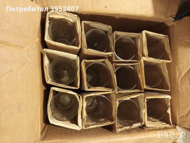 12 броя чаши от калиево стъкло, снимка 4 - Чаши - 49617855