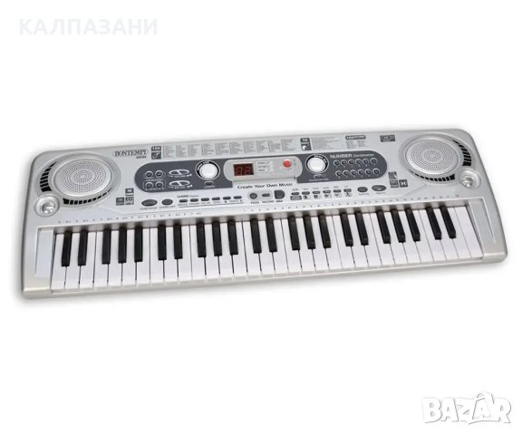 Bontempi - Електронен синтезатор 54 клавиша и MP3 вход 16 5415, снимка 3 - Музикални играчки - 43789421