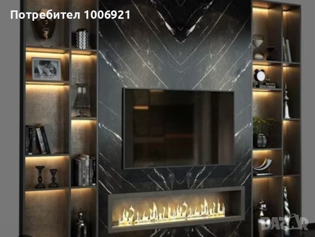 Тв стена pvc панели, wpc, Pu stone, снимка 9 - Ремонти на апартаменти - 52503489