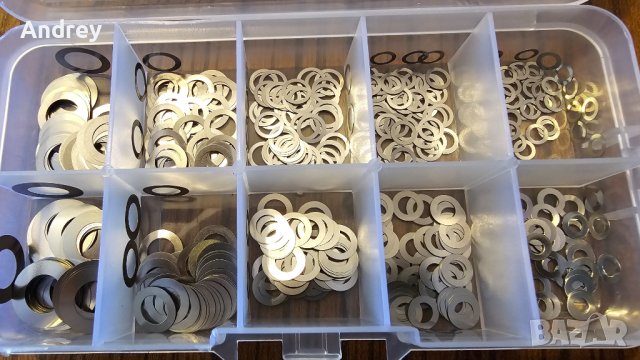 Шайби 0.1мм и лагери!