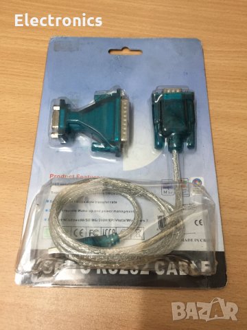 Кабел преходник USB към RS232