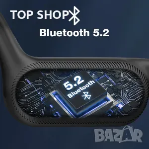 Слушалки с костна проводимост модернизирани IPX7 водоустойчиви безжични слушалки за бягане фитнес, снимка 15 - Безжични слушалки - 48938489