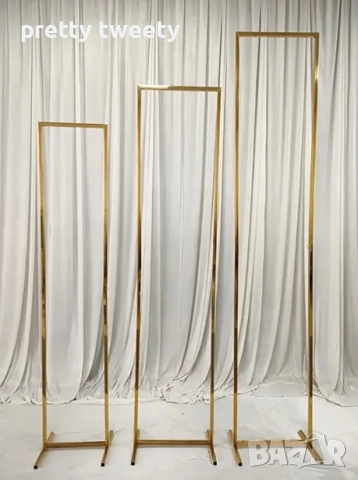 Метални стойки/рамки за украса на сватба/кръщене 