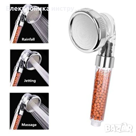 СПА Душ слушалка с минерали турмалин и германий, SPA Shower, снимка 2 - Душове - 40217012