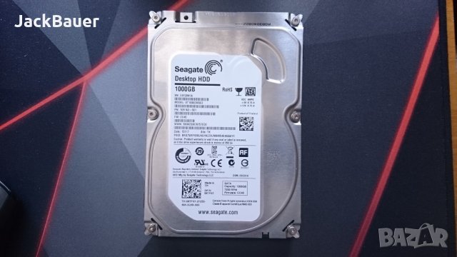 Seagate хард диск 3.5" 1000GB, снимка 1 - Твърди дискове - 32739025