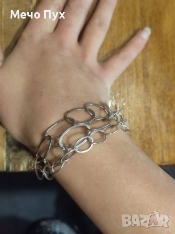 Сребърен комплект - колие и гривна (12), снимка 6 - Бижутерийни комплекти - 39132155