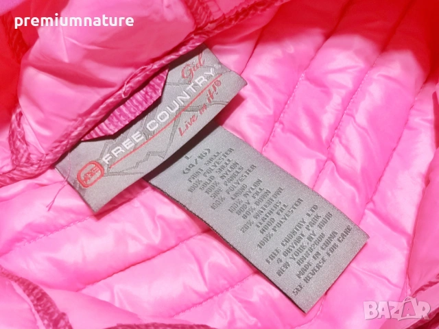 Free Country / дамски хибриден трекинг пухен елек, снимка 5 - Елеци - 53609048