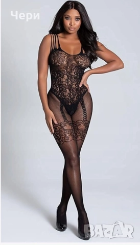 Секси черно боди, снимка 3 - Бельо - 52318809