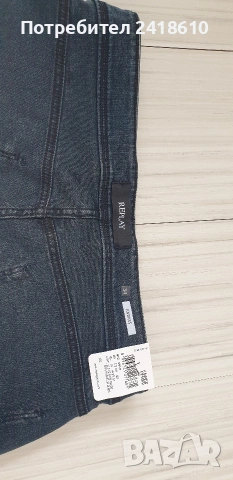 Replay Milano Anbass Stretch Slim Fit Mens Size 34/34 НОВО! ОРИГИНАЛ Мъжки Дънки!, снимка 5 - Дънки - 53578996