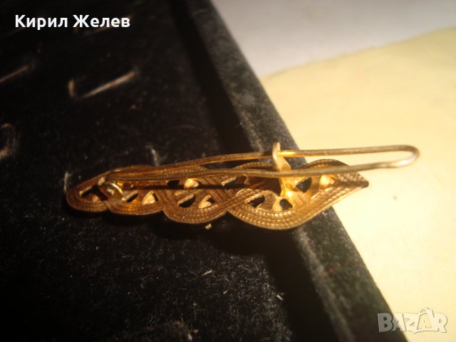 ПОЗЛАТЕНА СКЪПОЦЕННА ФИБА за КОСА ШНОЛА с ЦИРКОНИ 22932, снимка 5 - Други - 33422532