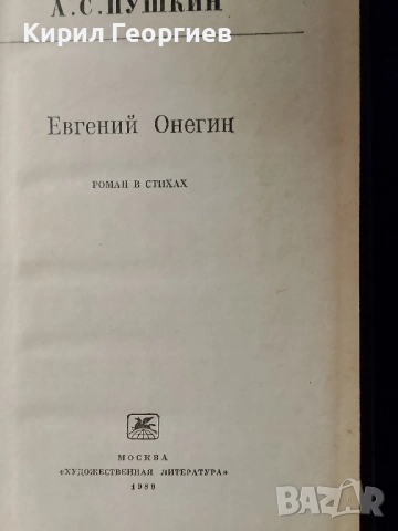 Евгений Онегин - Роман в стихах, снимка 2 - Художествена литература - 52401993